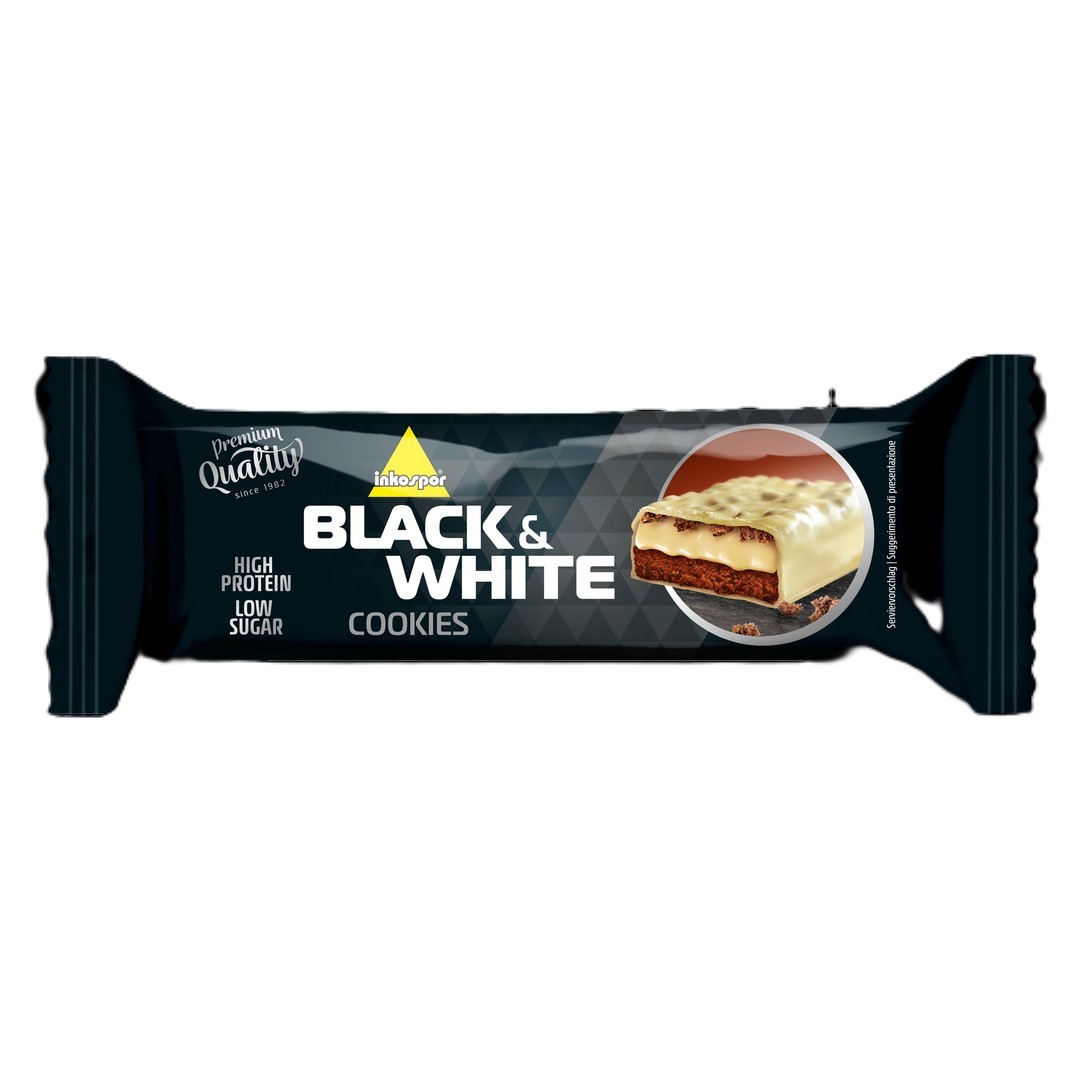 Produktbild INKOSPOR BLACK & WHITE-Riegel Cookies, 24 x 45 g